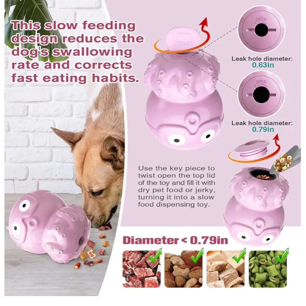Treat Dispensing Dog Toy Large Dog Chew Toy Dog Slow Feeder Toy